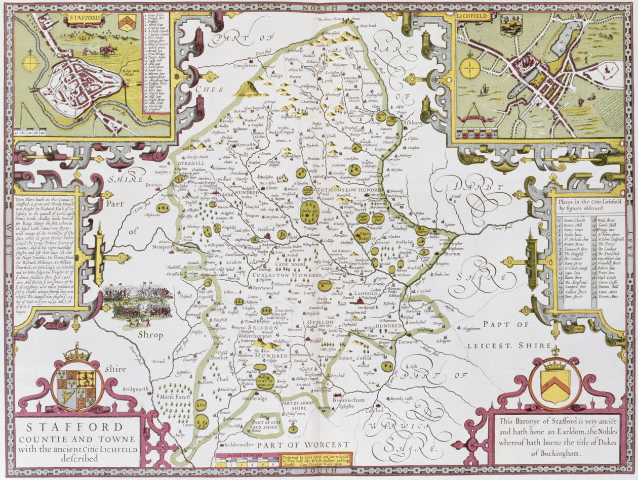 Stafford İlçesi ve Kasabası, John Speed