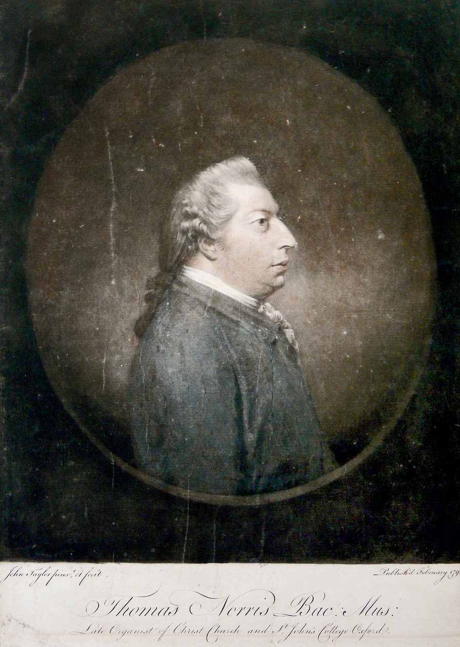Thomas Norris, 1791 (el boyaması mezzotint) by John Taylor