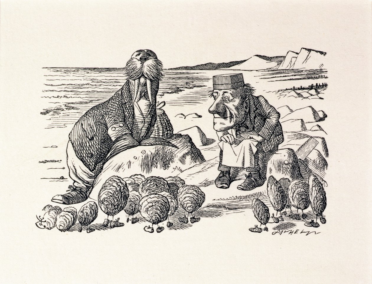 Kabirdeki kadın by John Tenniel