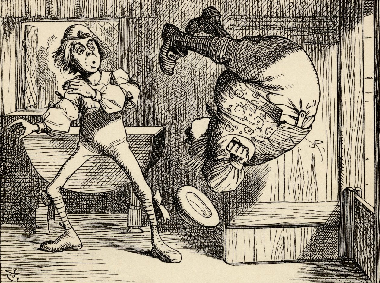 Father William does a back somersault, from 
