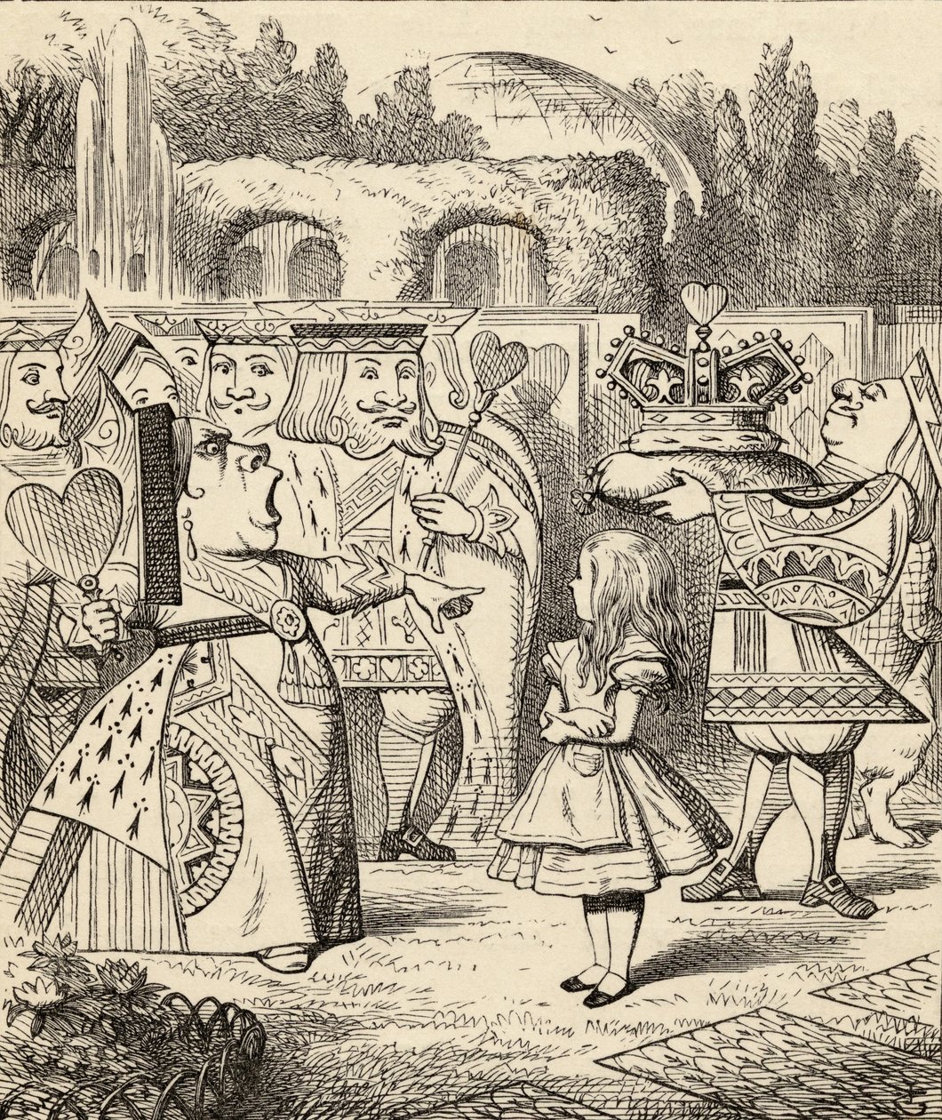 Başı kapalı, Lewis Carroll tarafından 1891