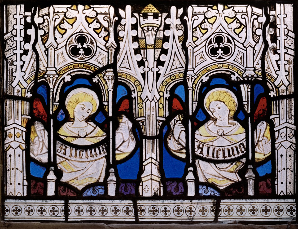 Alleluia, Parşömenli Melekler, c.1865 by John Thomas Grylls