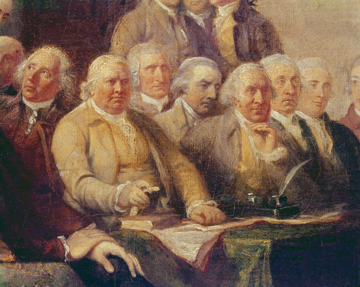 Bağımsızlık Bildirgesi Taslağı, 28 Haziran 1776, c.1817 (detay 702745) by John Trumbull