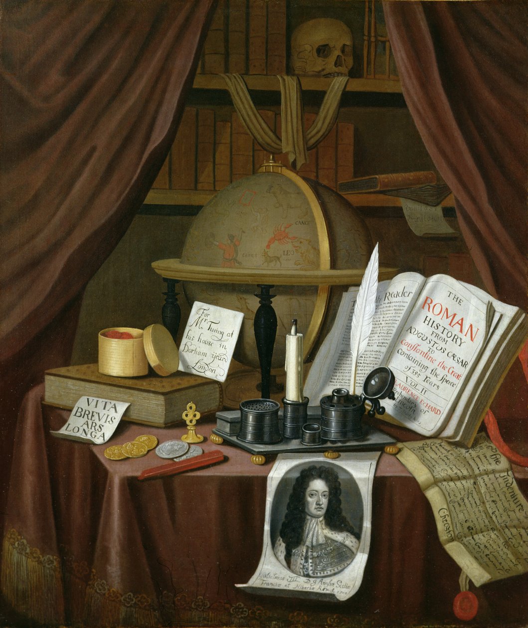 Belgelerle Natürmort by John Turing