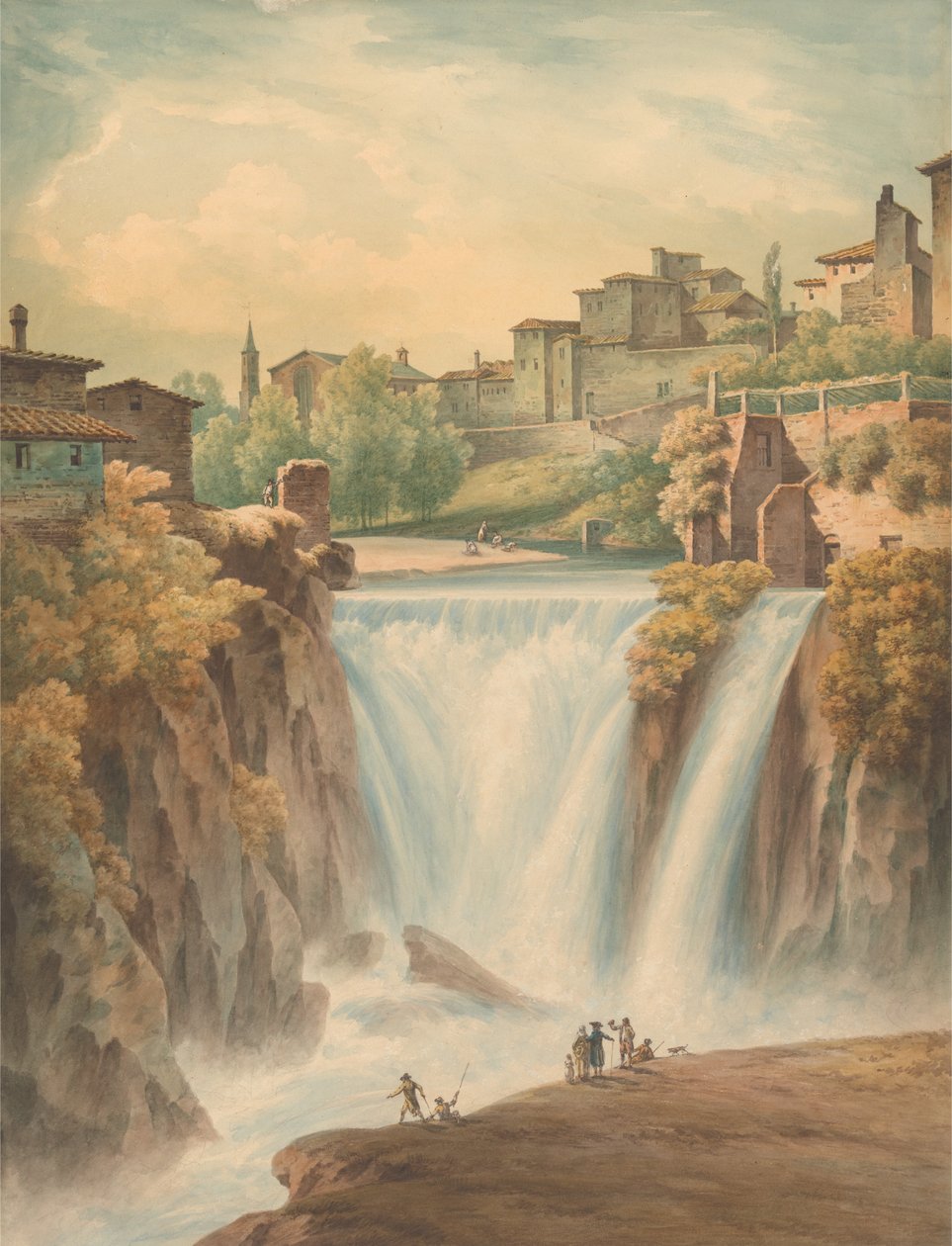 Tivoli Şelaleleri by John Warwick Smith