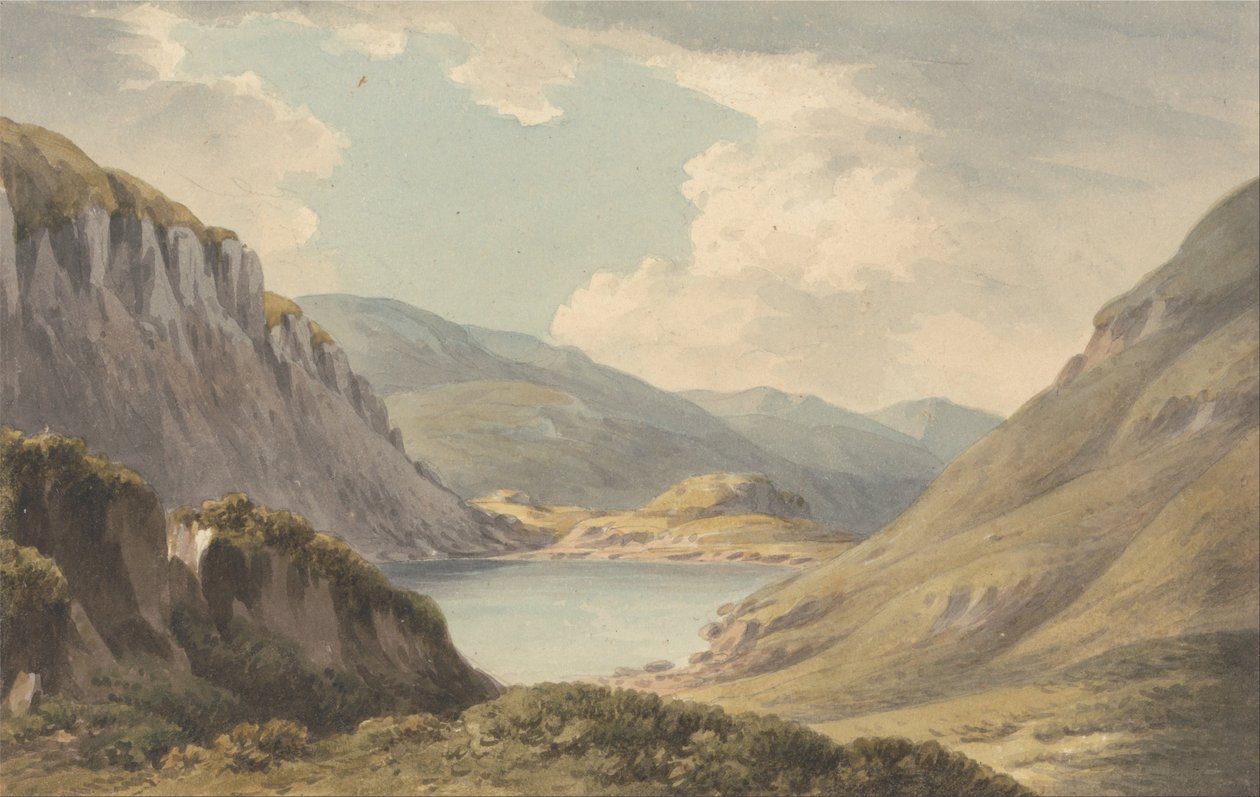Llyn Geirionn, Carnarvonshire, Conway Nehri üzerindeki Trefriew
