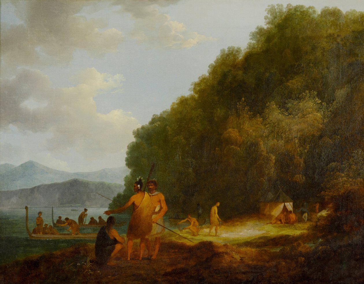 Gemi Koyu, Kraliçe Charlotte Sesi by John Webber
