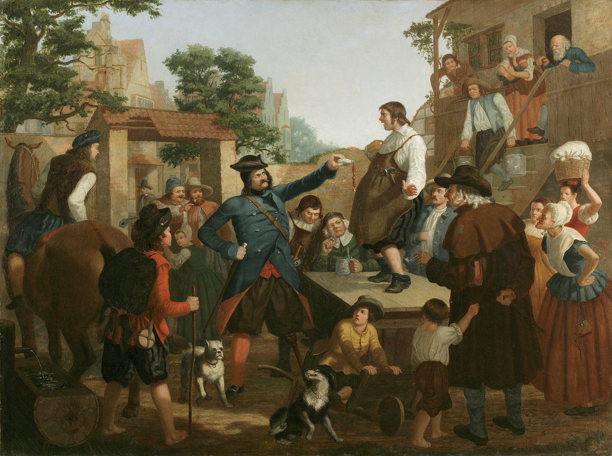 Peter Stuyvesant ve Ayakkabıcı, 1850 dolayları by John Whetten Ehninger