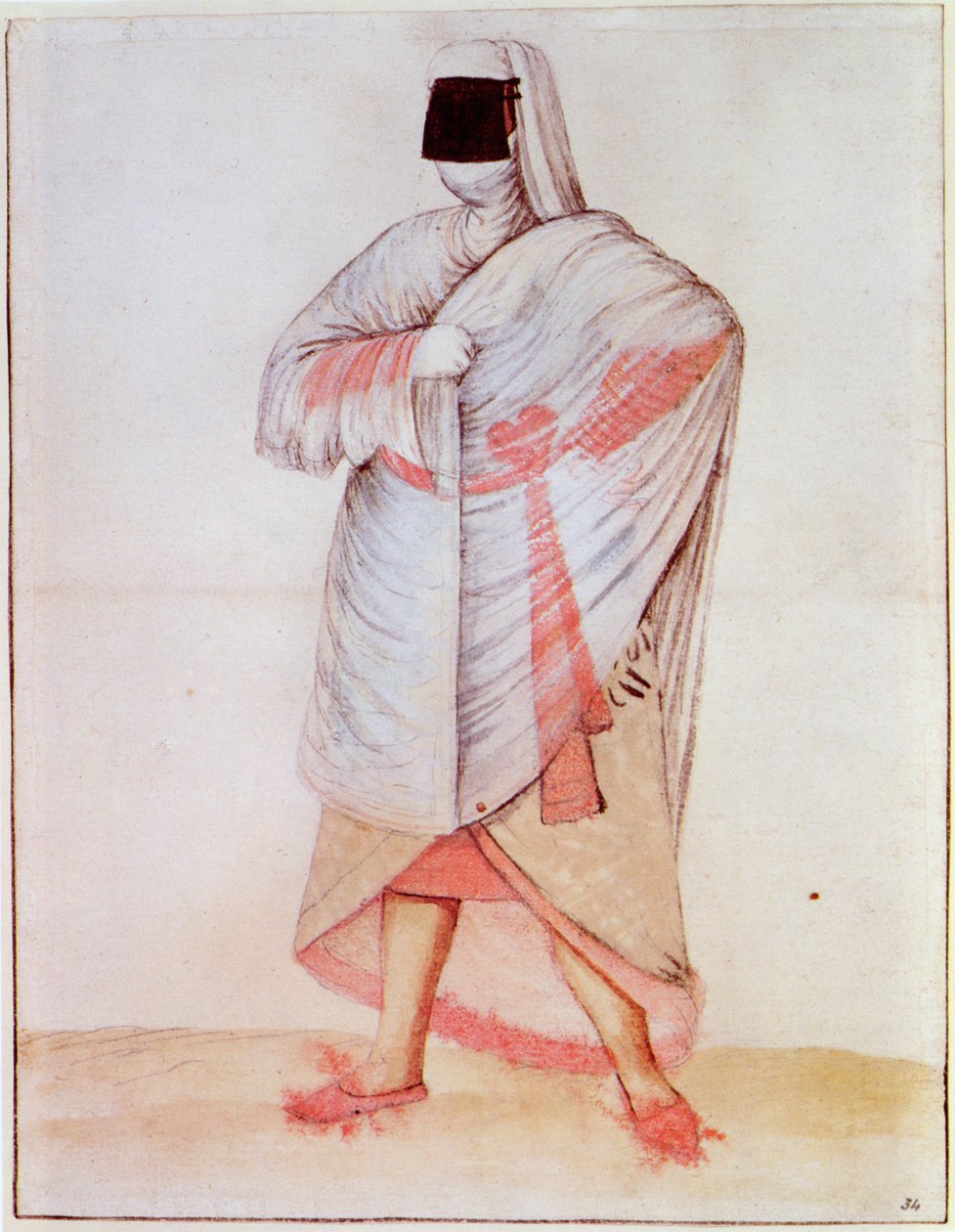 Turkish Woman (lithograph) by John White