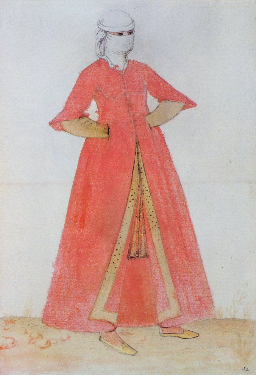 Türk Kadını (litografi) by John White