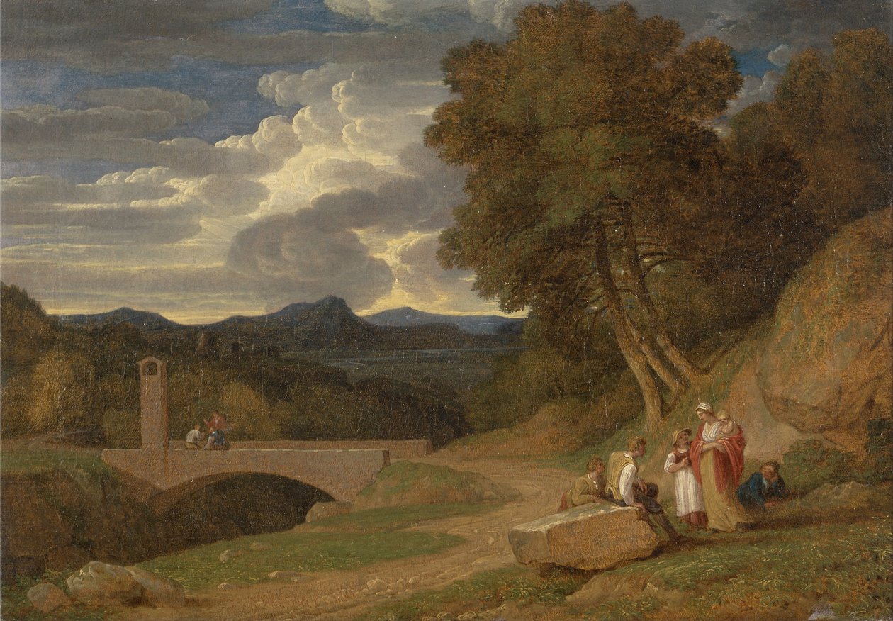 İtalyan Manzarası by John White Abbott