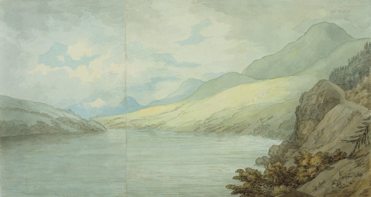 Kenmore yakınlarındaki Loch Tay by John White Abbott