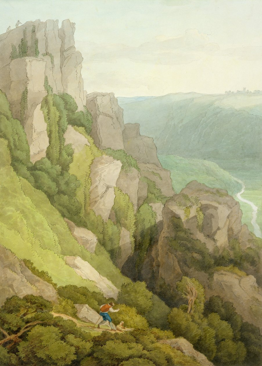 Morwell Rocks  by John White Abbott