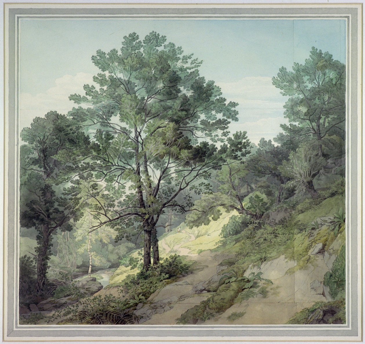 Cantonteign, Devon yakın görünümü by John White Abbott