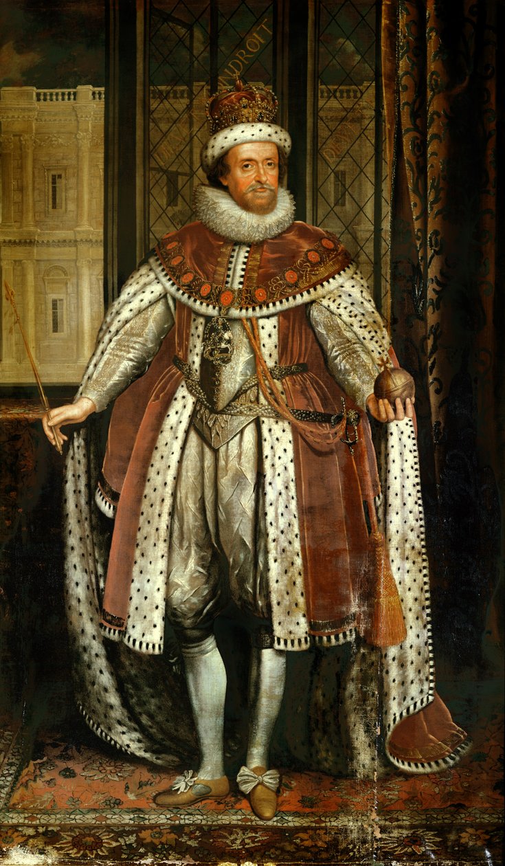 İskoçya Kralı I. James ve VI. (Paul van Somer