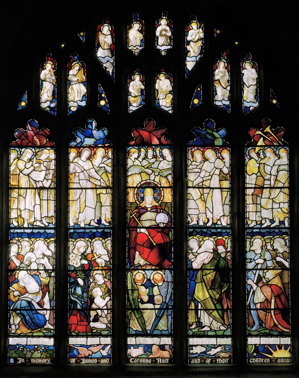 Te Deum, Doğu Penceresi, c.1888 by John William Brown