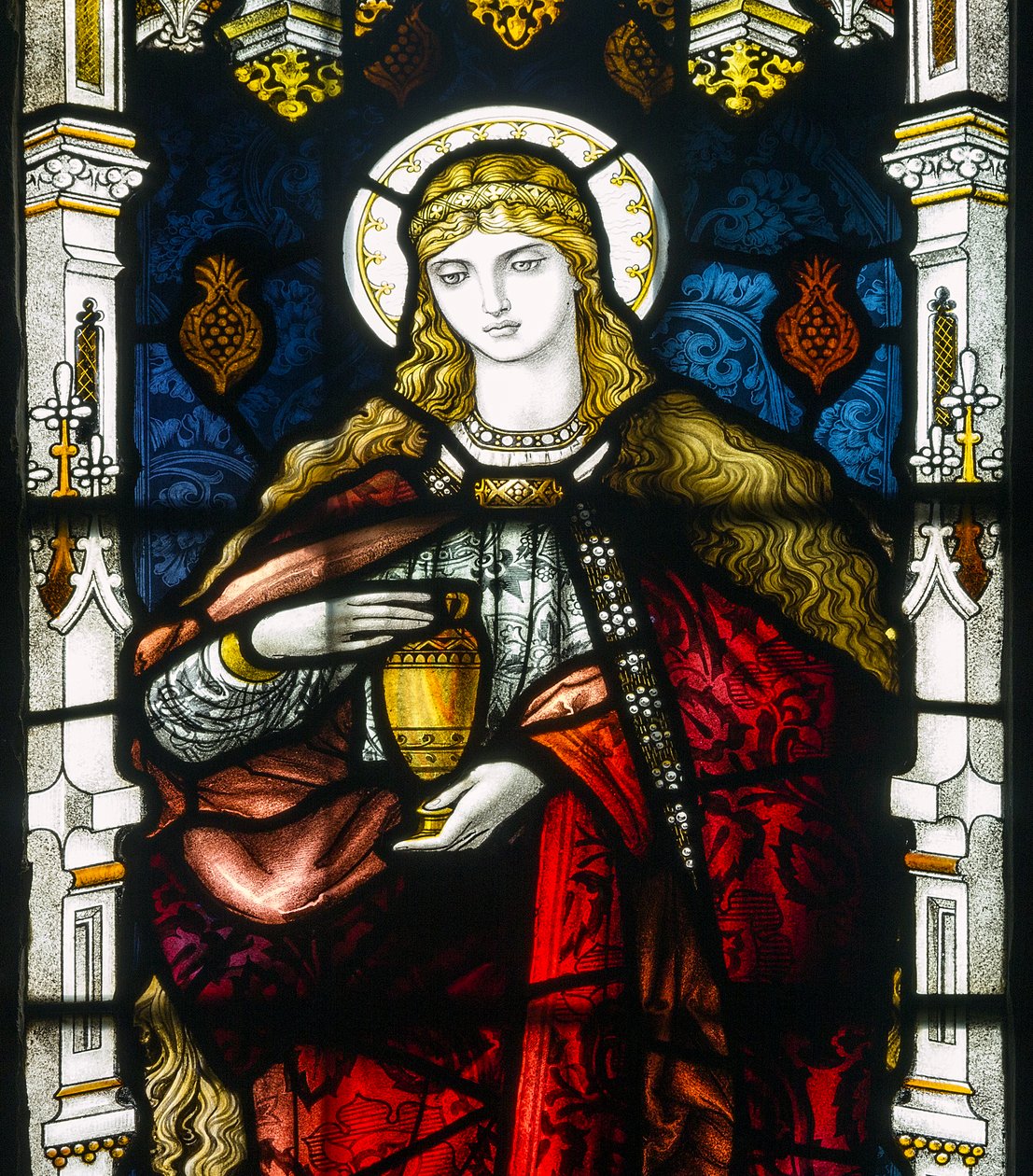 Totnes, St Mary, Foreacre & Watson c.1872-1915, John William Brown (1842-1928), Mary, 1898 by John William Brown