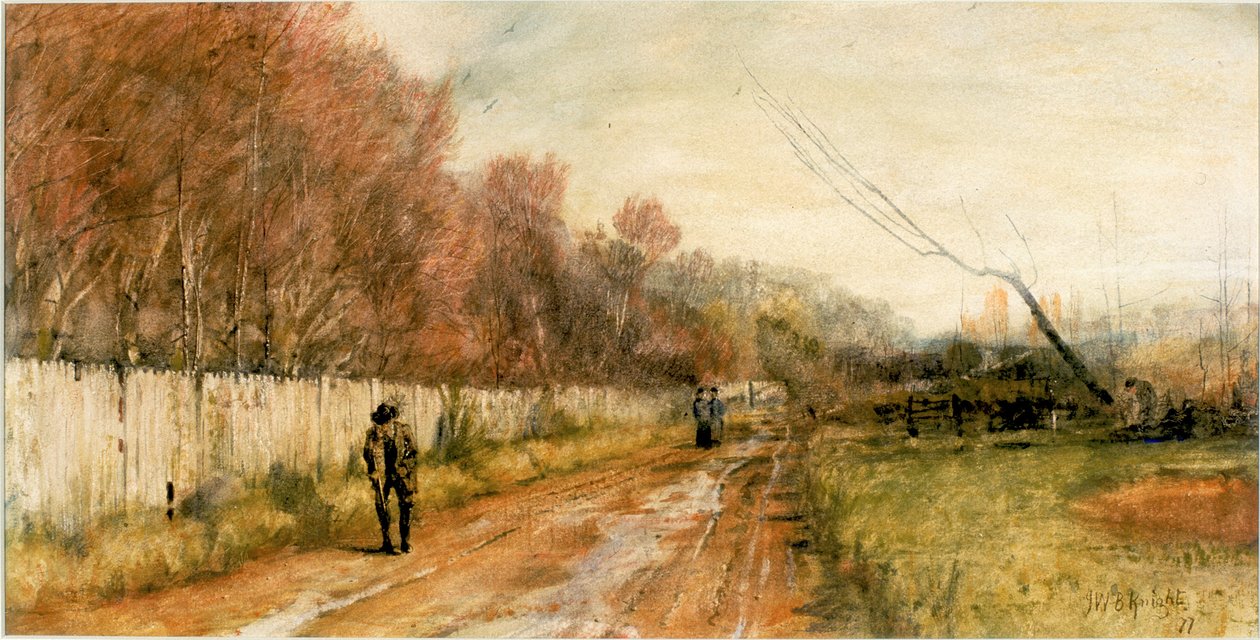 Sonbahar Manzarası (gövde rengi) by John William Buxton Knight