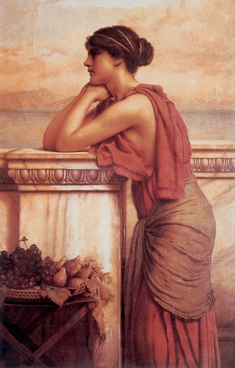 yol kenarında by John William Godward