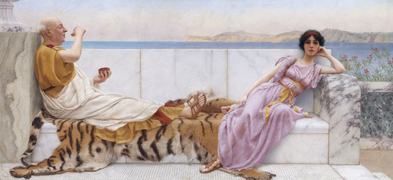 seksen ve on sekiz by John William Godward