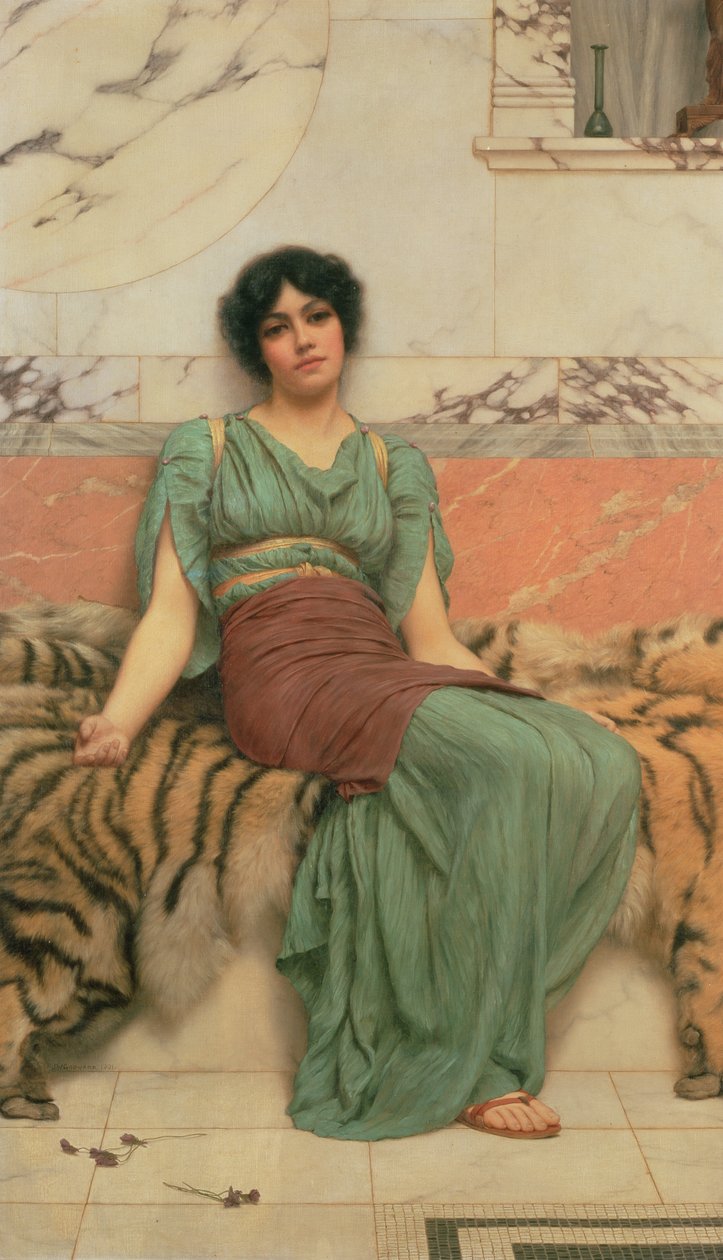 Tatlı Rüyalar, 1901 by John William Godward