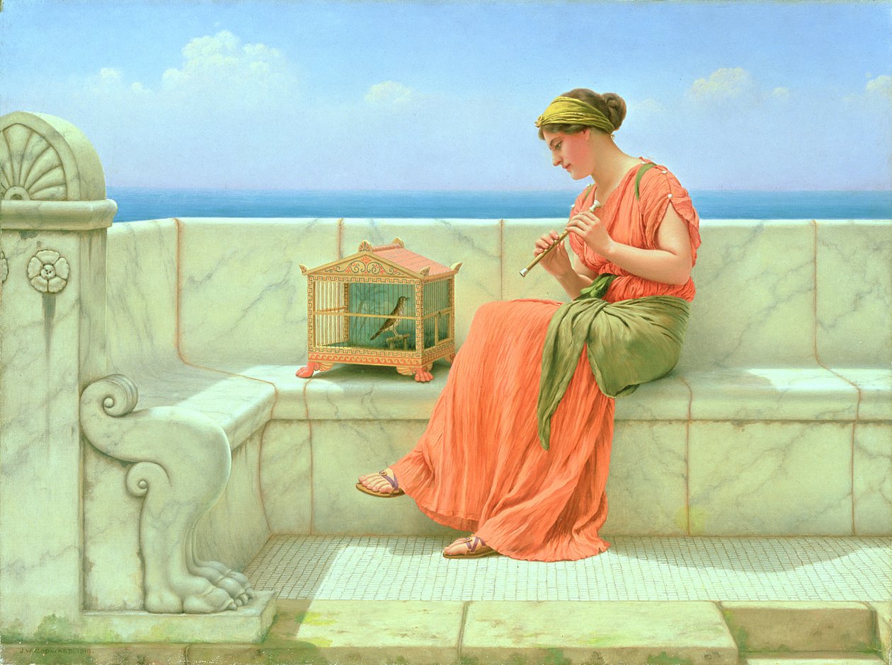 Tatlı Sesler, 1918 by John William Godward