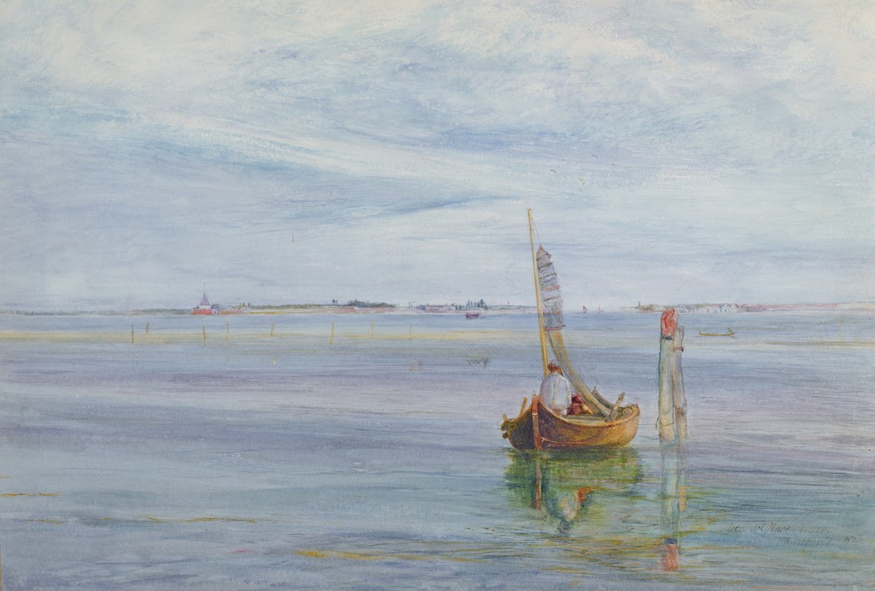 Deniz Kapısı, Venedik, 1873 by John William Inchbold