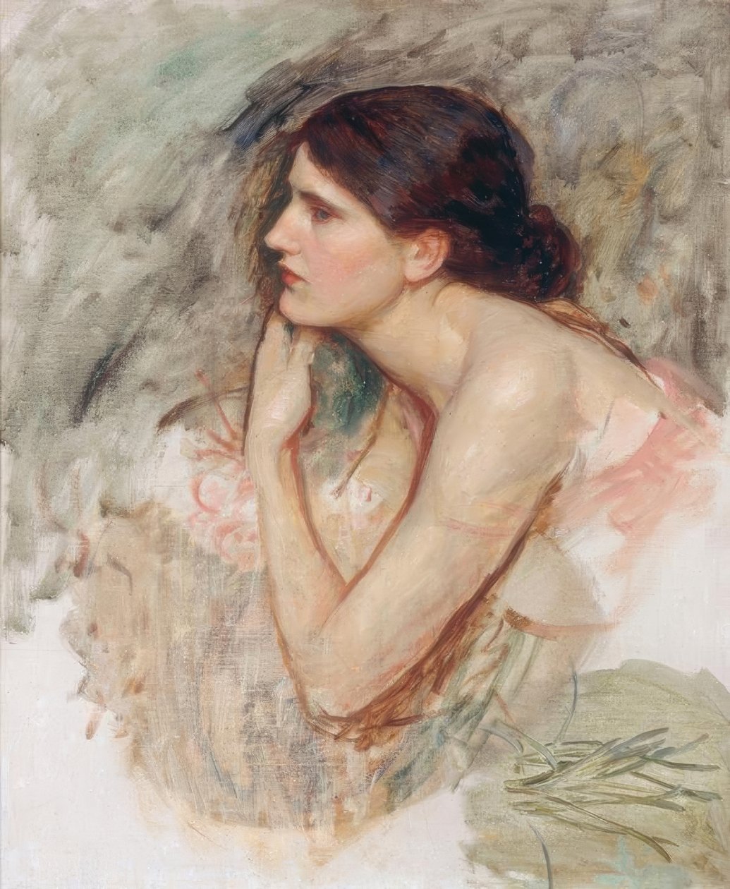 Büyücü için Çalışma by John William Waterhouse