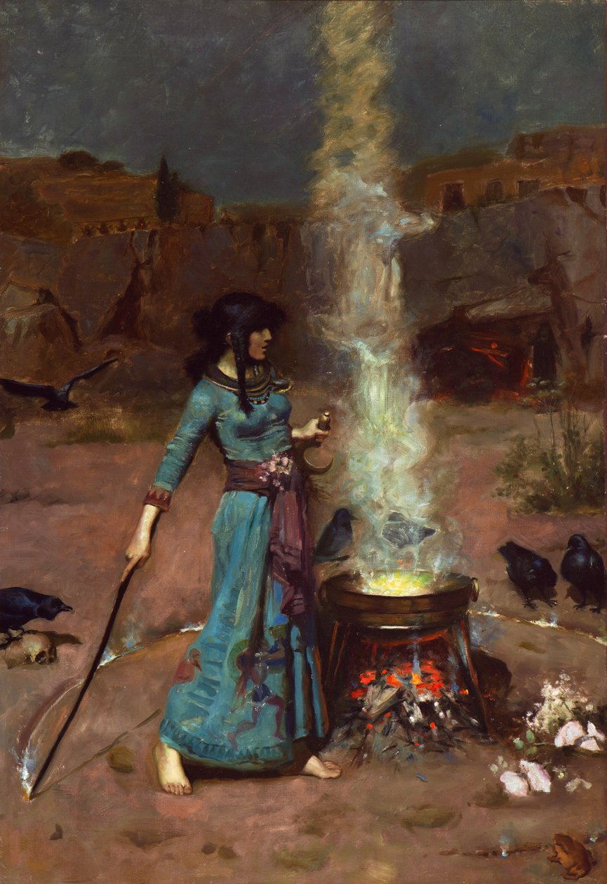 Sihirli Çember by John William Waterhouse