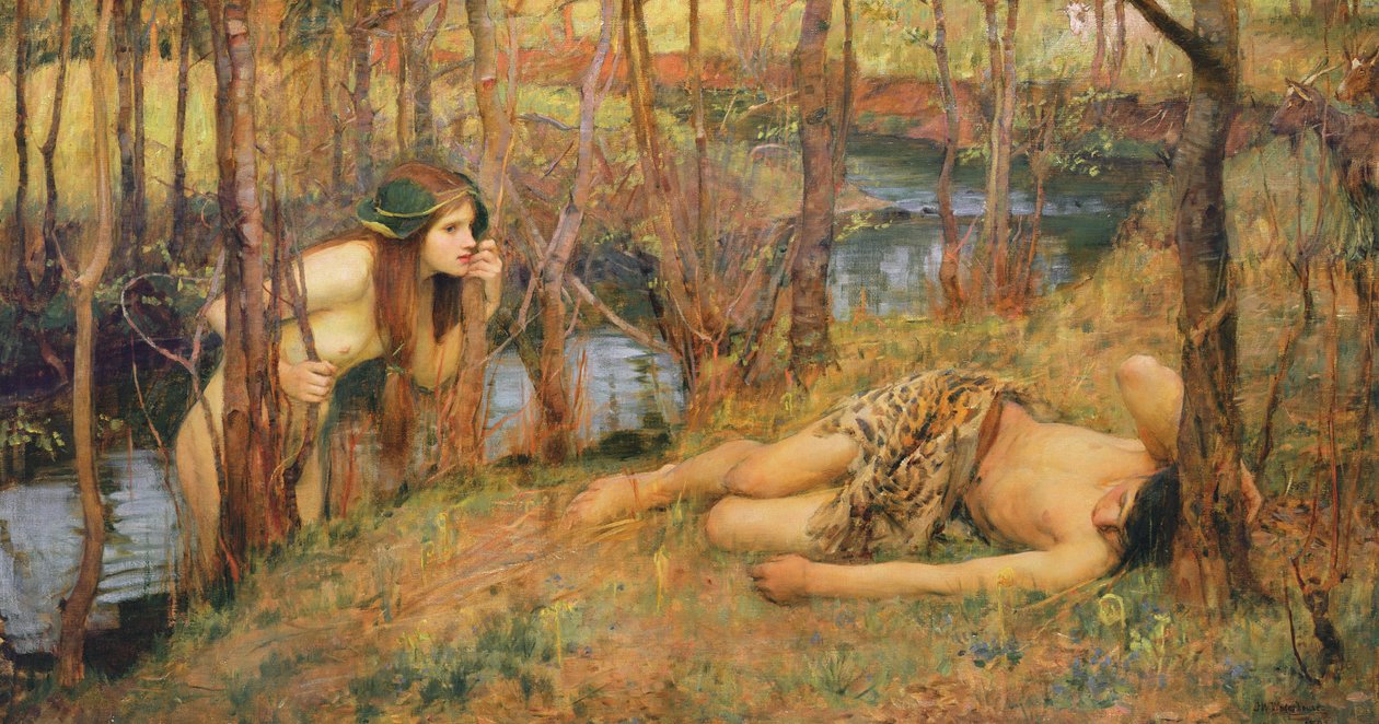 The Naiad, 1893  by John William Waterhouse