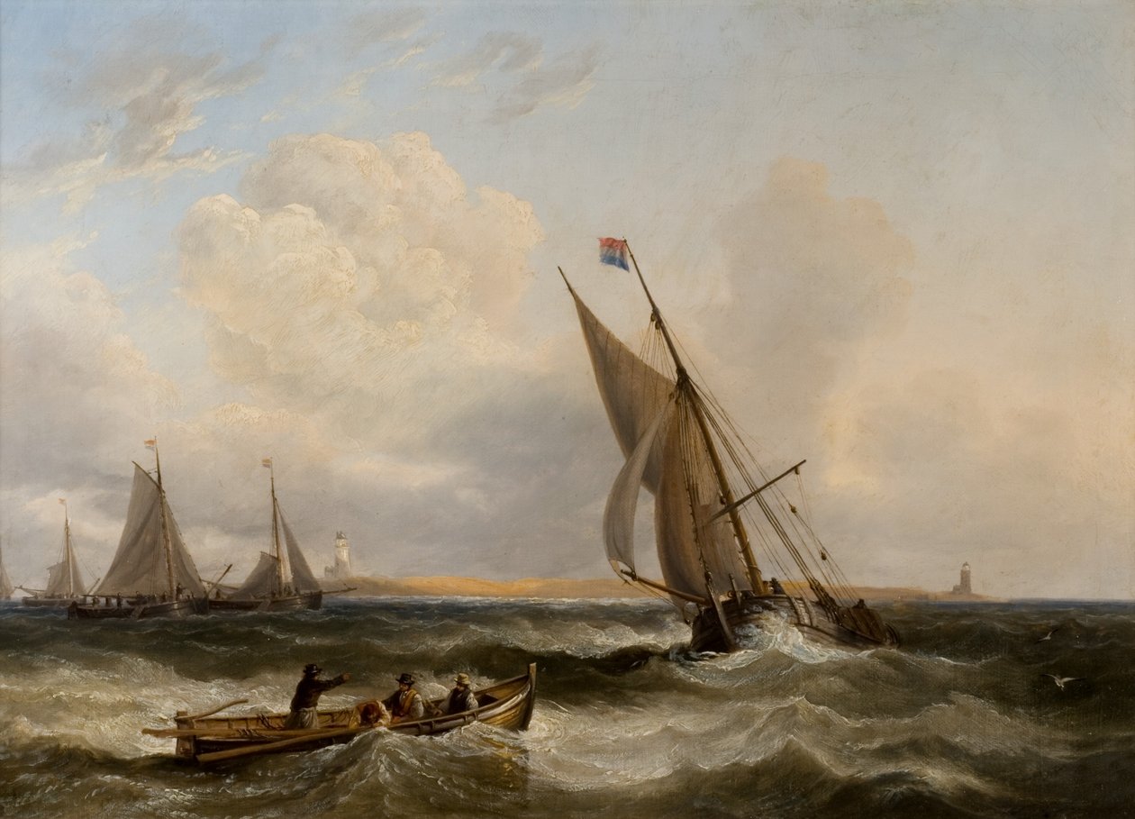 Deniz manzarası by John Wilson Carmichael