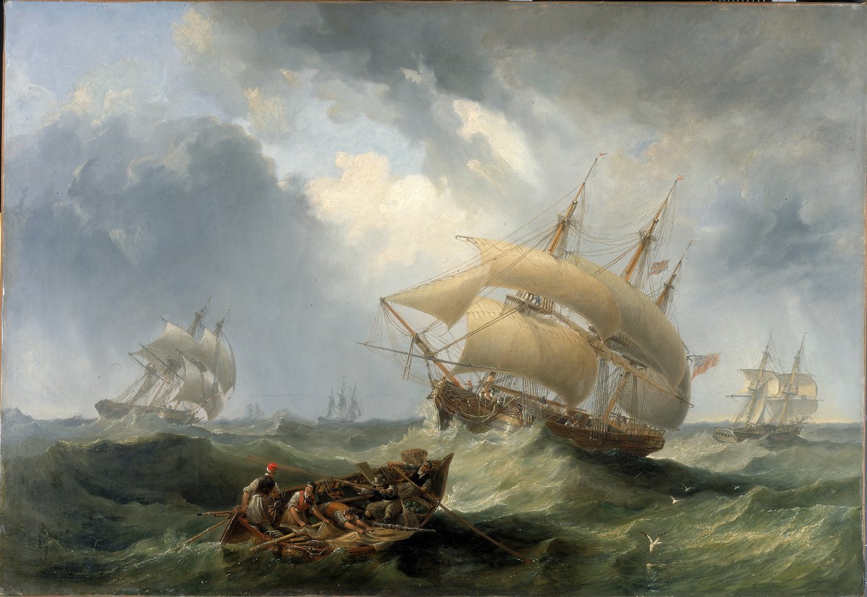Açık Denizde Nakliye by John Wilson Carmichael