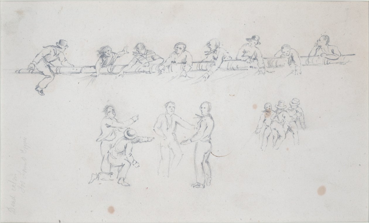 Denizciler Çalışması by John Wilson Carmichael