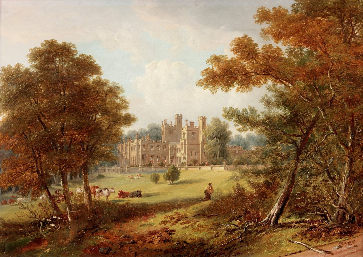Bahçe Cephesi, Beaufront Kalesi, 1845 by John Wilson Carmichael