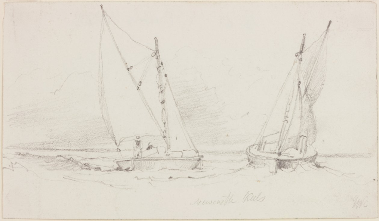 İki Newcastle Keels by John Wilson Carmichael