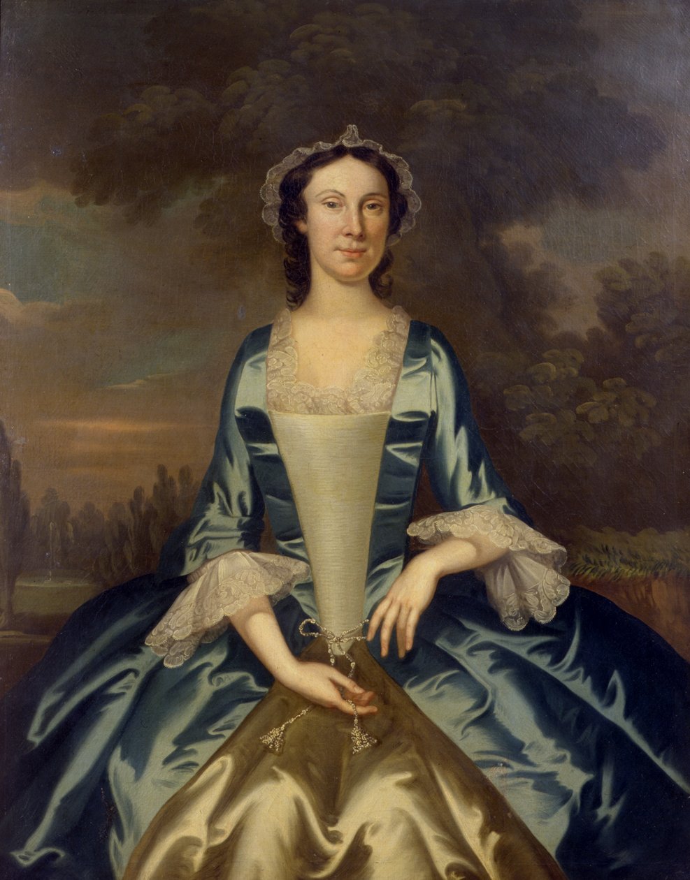Bayan William Walton (1708-86), c.1750 (çift için bkz. 154206) by John Wollaston