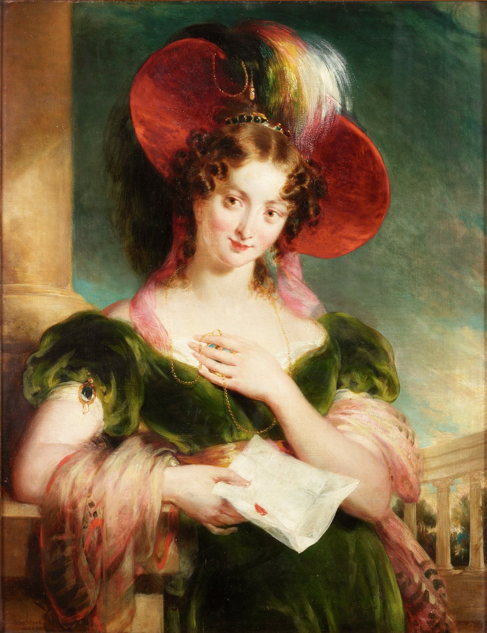 Aşk Mektubu, 1830 by John Wood