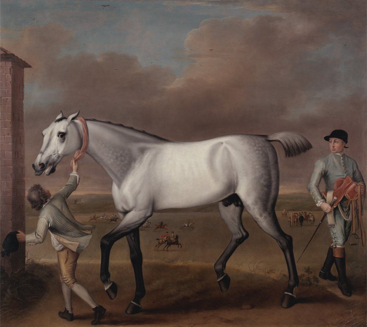 Hamiltons Gri Yarış Atı Dükü, Muzaffer, Newmarket