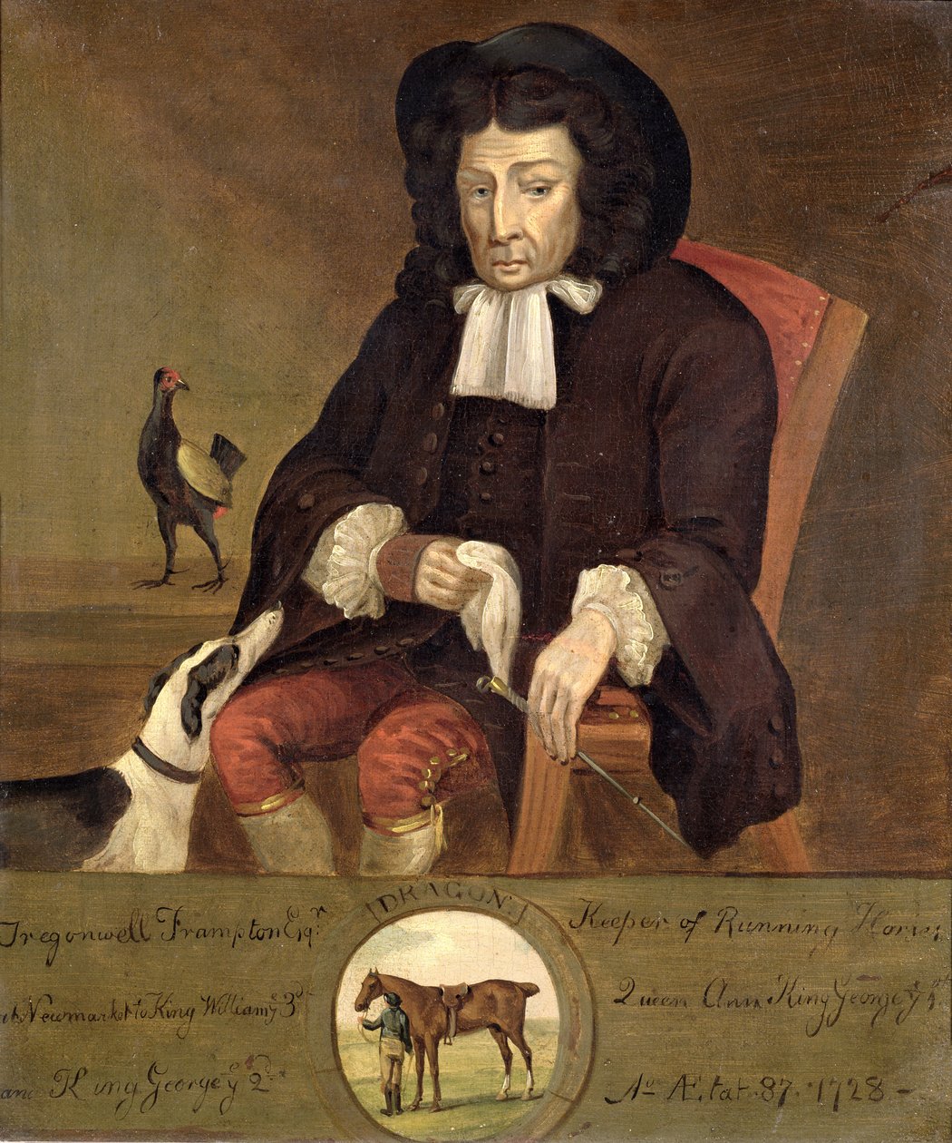 Tregonwell Frampton (1641-1727) Çimin Babası, 1728 by John Wootton