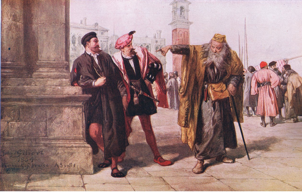 Shylocks Salanio ve Salarino