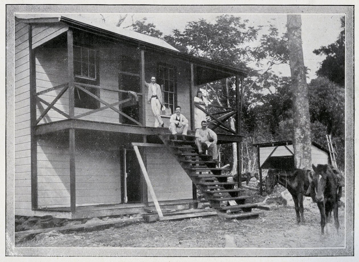 Robert Louis Stevenson ve eşi Fanny, Vailima, Samoa
