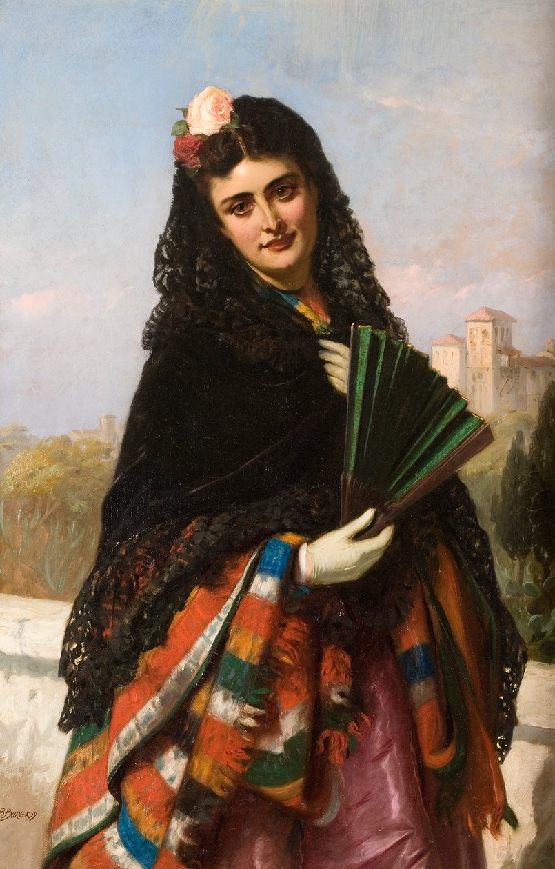 Fanlı İspanyol Bayan by John Bagnold Burgess