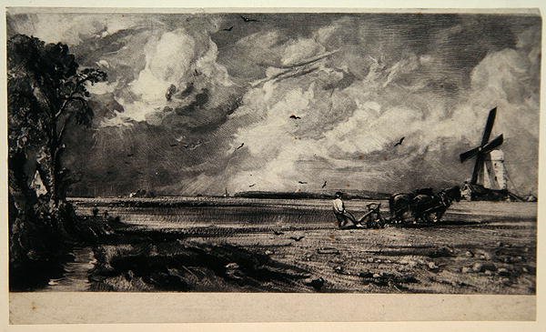 Bahar, David Lucas (1802-81), c.1829 (kağıt üzerine mezzotint ve siyah karbon mürekkep) tarafından gravür by John (after) Constable
