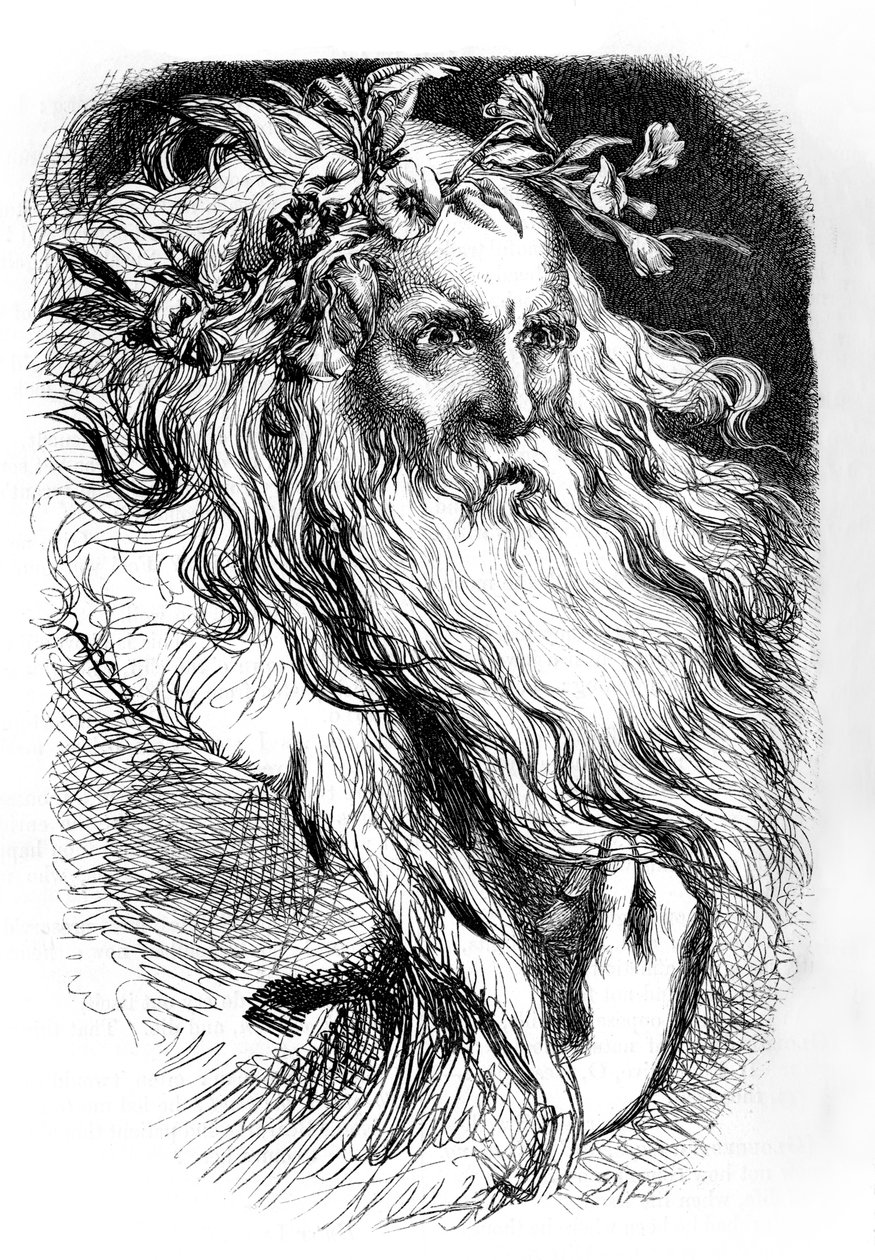 Kral Lear by John (after) Gilbert
