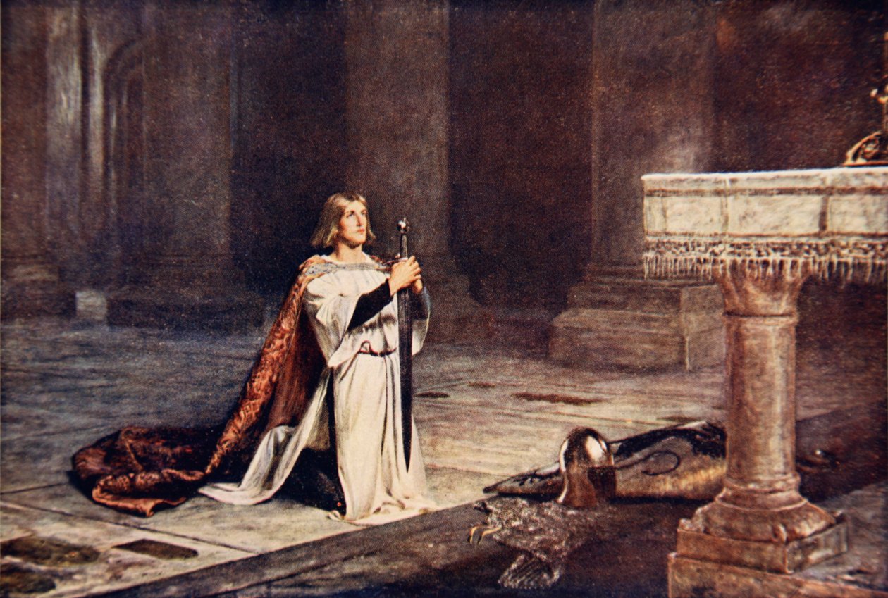 Vigil (renkli taş) by John (after) Pettie