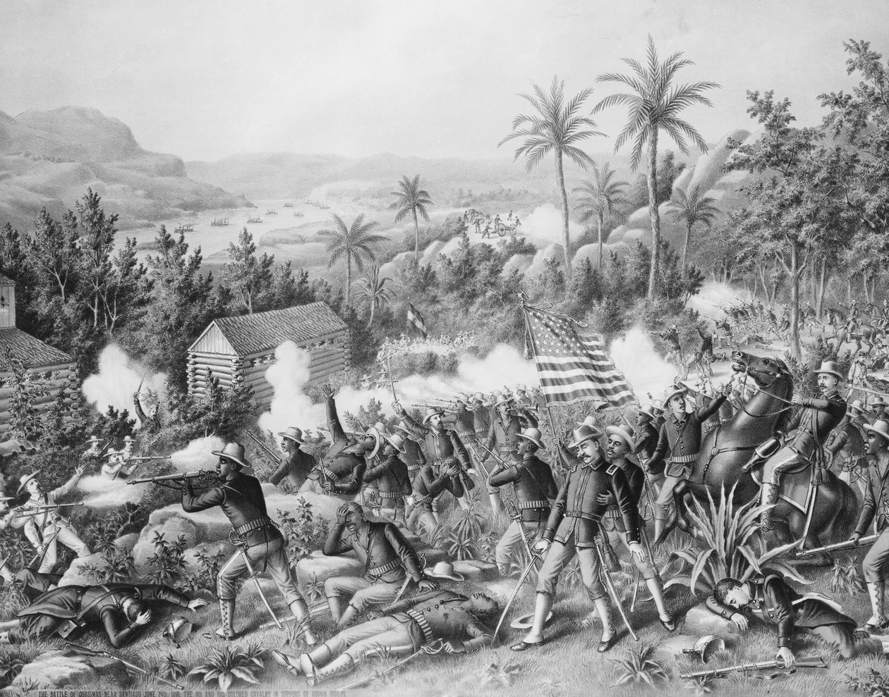 Las Guasimas Savaşı, 24 Haziran by Walter Charles Mills