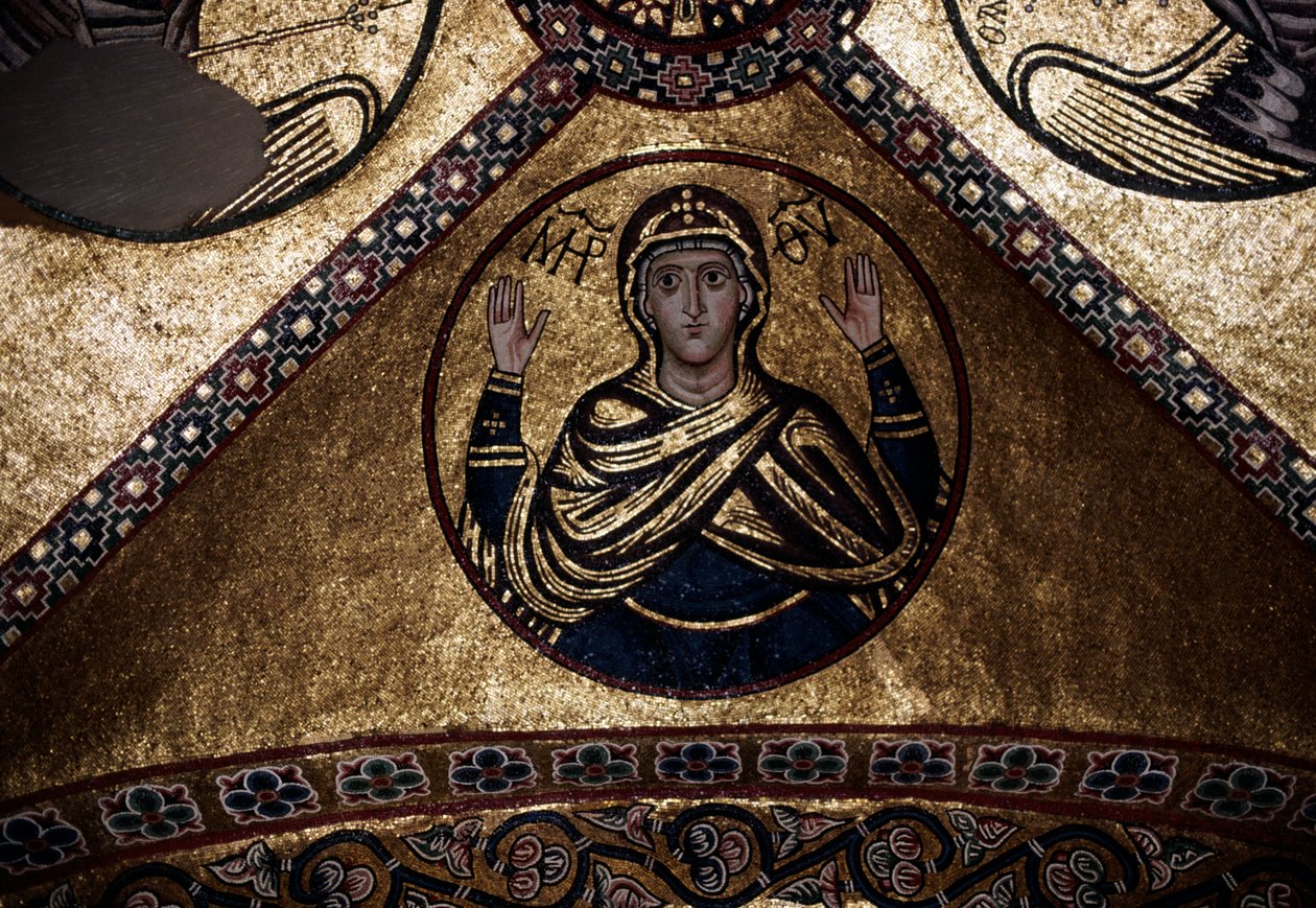 Katholikon Mozaiği (Katolikon), Hosios Loukas Manastırı (UNESCO Dünya Mirası Listesi) by Walter Charles Mills