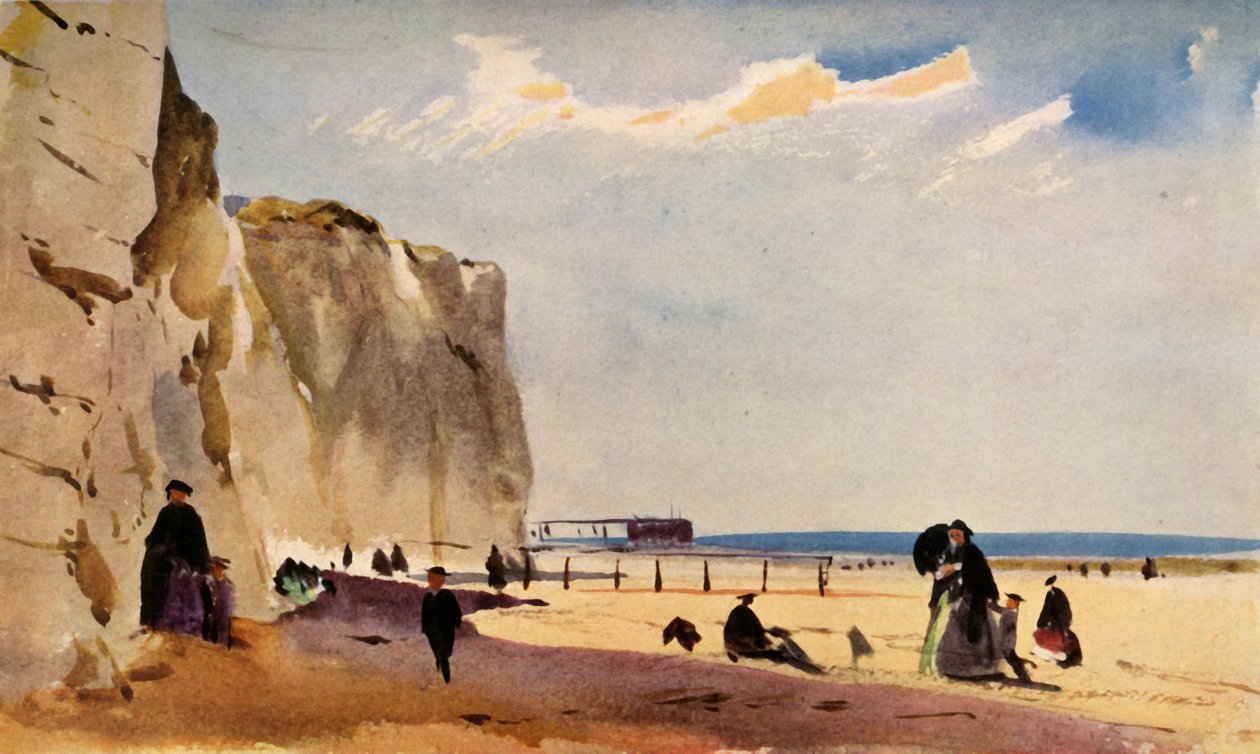 Sahil Manzarası, Normandiya, c1860, 1934. by John Absolon