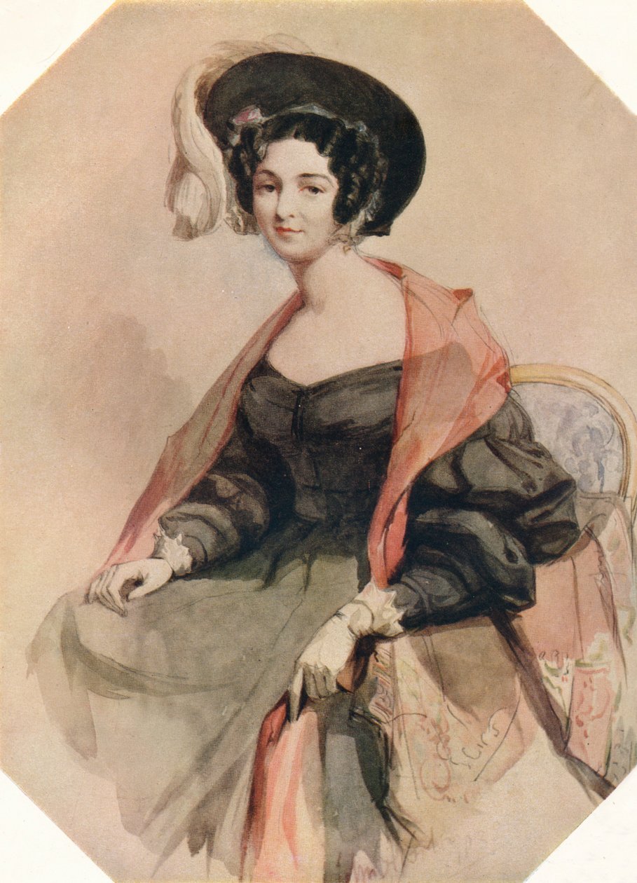 Bir Hanımefendinin Portresi, c1855 by John Absolon