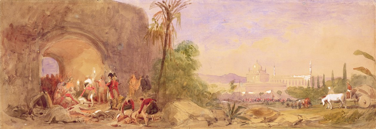 Tipu'nun cesedinin Seringapatam'daki Su Kapısı'nda keşfi by John Absolon